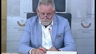 2019-04-08 LSDP frakcijos seniūno Juliaus Sabatausko ir seniūno pavaduotojo Algirdo Syso sp. konf...