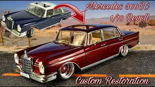 Mercedes Benz 300SE 1/18 Revell Custom Restauration