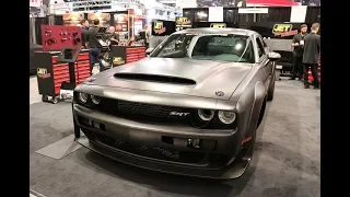 Speedkore 1,400 HP Dodge Demon Walk Around and Race Footage