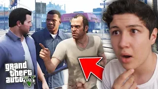 ¿QUE PASA SI FRANKLIN, MICHAEL Y TREVOR SE ENCUENTRAN EN GTA V? Grand Theft Auto 5