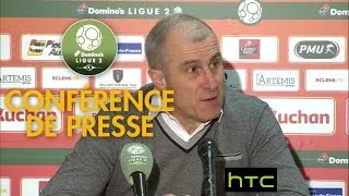 Conférence de presse RC Lens - Nîmes Olympique (1-3) - 2016/2017