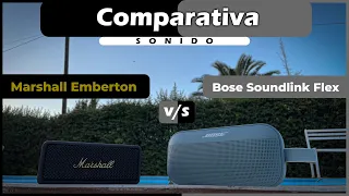 el DUELO PREMIUM 🥇🔈 | Marshall Emberton vs Bose Soundlink Flex | Comparativa | Español 🟠