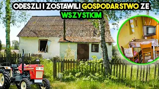 😳OPUSZCZONE GOSPODARSTWO NA PUSTKOWIU PEŁNE RZECZY - Urbex