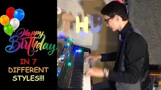 Happy Birthday in 7 Different Styles - Jonny May - ACE Productions