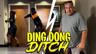 EXTREME DING DONG DITCH PART 47! **GUY KAREN GOES OFF**