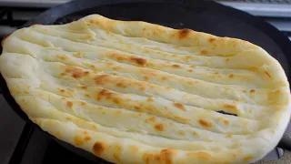 Turkish Naan With 3 ingredients II Famous Turkish naan WITHOUT OVEN