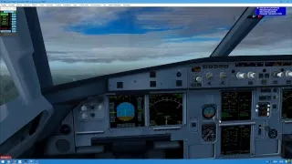 FS2004 | Lufthansa Airbus A320 | Frankfurt to Kyiv | VATSIM | start