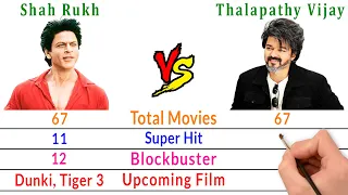 Shah Rukh Khan vs Thalapathy Vijay Comparison - Filmy2oons