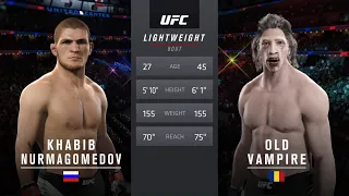 Khabib Nurmagomedov vs. Old Vampire - EA Sports UFC 2 - Crazy UFC 👊🤪