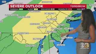 Philadelphia Weather: Strong Storm Chance Tuesday
