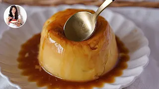 El FLAN más Cremoso se prepara Así... Sin Horno, Sin Lácteos y en 2 Minutos! | Auxy