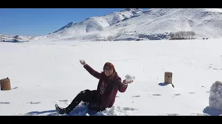 #SnowAngel #Atlasmountain #familybonding ,/Snow Angel Atlas Mountain