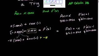 Second Derivative of a Trig Function AP Calculus