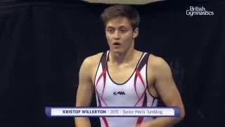 KRISTOF WILLERTON - BRONZE - 2015 British Tumbling Championships