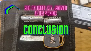 ABS cylinder key jammed