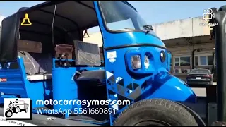 SALIENDO DE BODEGA CON UN MOTOTAXI ATUL GEMINI AZUL GASOLINA 3+1 PASAJEROS (motocarrosymas.com)