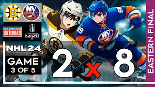 NHL 24 (09 PC) Boston at NY Islanders | STANLEY CUP PLAYOFFS EASTERN FINAL | GAME 3