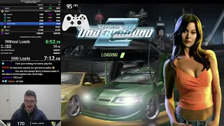 [WR] 6:01:36 Without Loads 6:12:45 RTA - Need for Speed: Underground 2 Career Any%