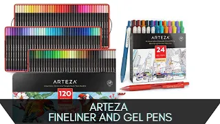 Who Gets Excited Over Office Supplies?  Arteza Inkonic Fineliner and Gel Pens