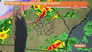 TIMELINE: Strong storms after midnight tonight (6 a.m. update 3/11/22)