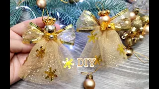 DIY/МК Рождественский ангел своими руками /Новогодние поделки