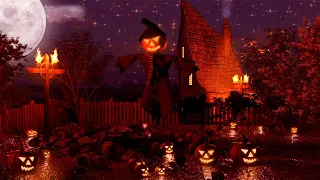 Witch House Ambience ASMR 🔮 Witchy Village Cozy Halloween | Potions, Crackling & Spooky Night Sounds