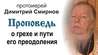 Проповедь о грехе и путях его преодоления (2006.01.18). Протоиерей Димитрий Смирнов