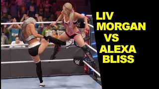 WWE 2K22 Liv Morgan vs Alexa Bliss - Extreme Rules