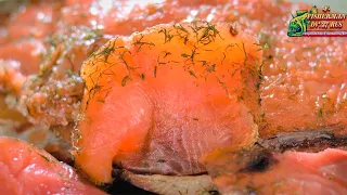 Salted pink salmon dry salted, simple and very tasty recipe from Fisherman DV 27 RUS