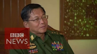 Myanmar's army chief 'expects a fair election' - BBC News