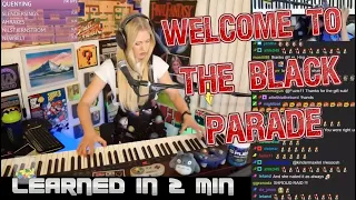 'Welcome to the Black Parade' learned in 2 minutes (piano cover)