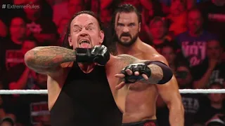 WWE ExtremeRules Roman Reigns & The UnderTaker VS Mcintyer & Shane Mcmahon