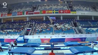 Stanislau YASKEVICH (BLR) - 2021 junior European silver medallist, Trampoline