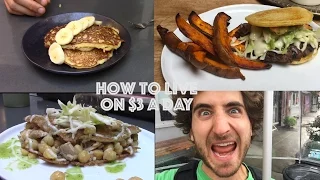 How To Live On $3 a Day | One Dollar Meals | Day One |