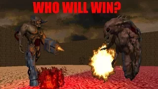 CYBERDEMON VS MOTHER DEMON (DOOM 64)