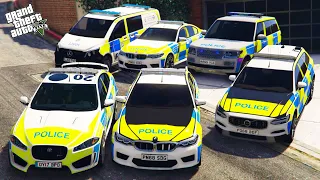 GTA 5 - Stealing BRITISH POLICE CARS With Franklin! | (Real Life Cars #13)