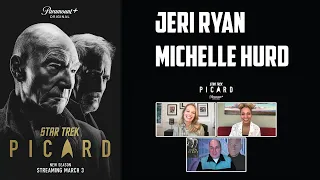 Jeri Ryan & Michelle Hurd Interview - Picard Season 2 (Paramount +)