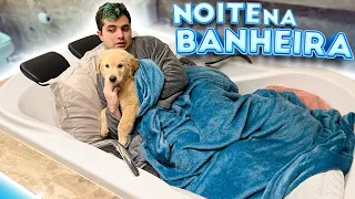 PASSANDO A NOITE NA BANHEIRA COM O CACHORRINHO  - Vida de Maloucos #22