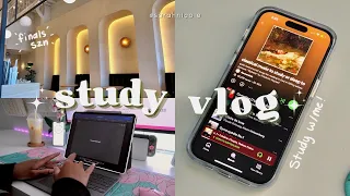 finals study vlog🐰| Brite Daily Planner review, lots of studying, note taking, productive habits