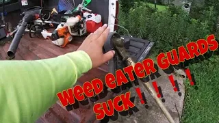Should I take Off My weed Eater Guard?