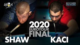 2020 FINAL - Jayson SHAW vs Eklent KACI | Italian Open EUROTOUR | Mosconi Ranking Event