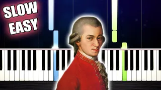 Mozart - Lacrimosa - SLOW EASY Piano Tutorial by PlutaX