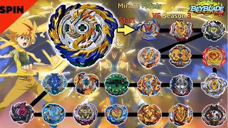 【Mirage Fafnir VS ALL Beyblade Burst Cho-Z marathon Battle】 ベイブレードバースト超王 베이블레이드 버스트 초제트 미라지 파브닐