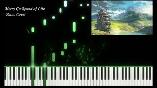 Merry Go Round of Life Piano Cover | Howl's Moving Castle Main Theme