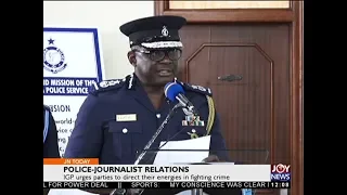 Police-Journalist Relations - Joy News Today (11-7-18)