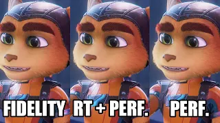 Ratchet And Clank Rift Apart: PS5 Fidelity Mode vs Performance RT vs Performance - Frame Rate Test