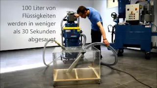 Industriesauger für Öl und Späne Absaugung | Delfin 100IF