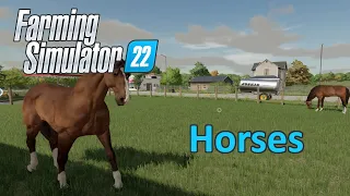 Farming Simulator 22 Tutorial | Horses