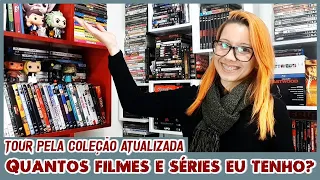 TOUR PELA COLEÇÃO | Cataloguei meus filmes e séries! 🎬💿 Papo de Coleção #5