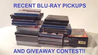 Recent Blu Ray Pickups and Giveaway Contest!! - April 2016